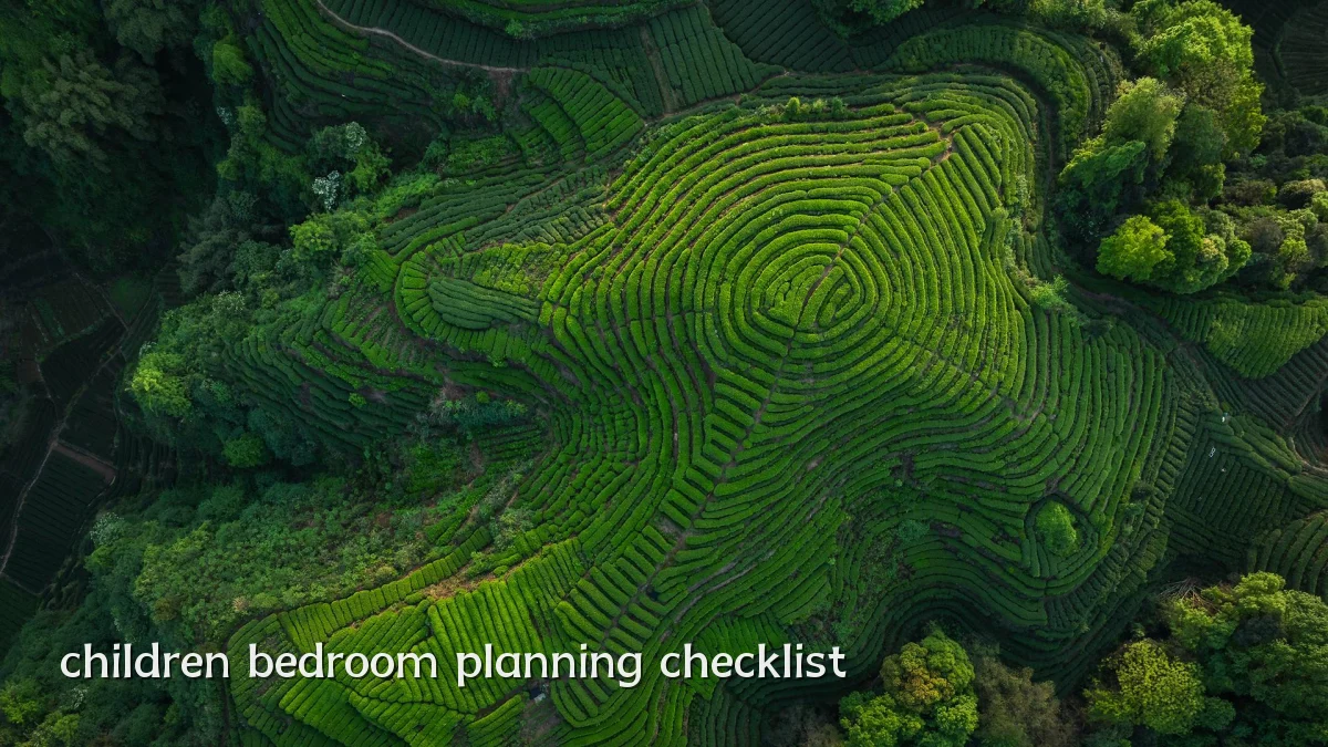 children bedroom planning checklist