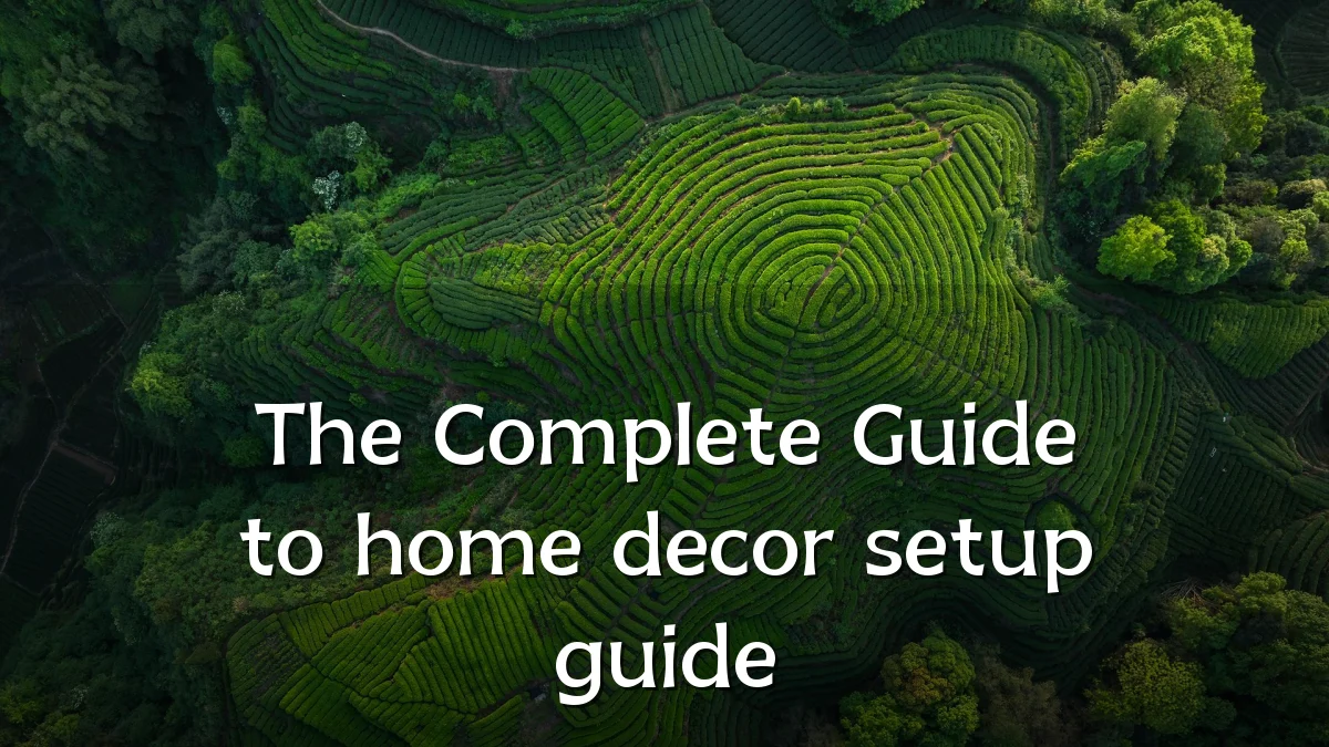 The Complete Guide to home decor setup guide