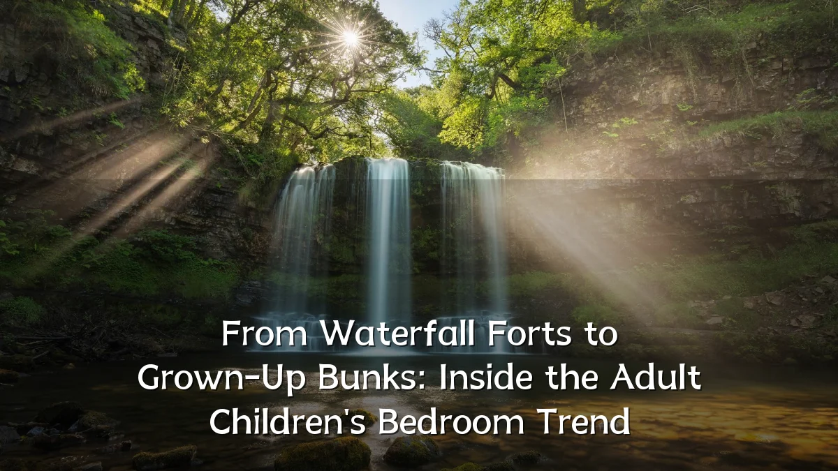 From Waterfall Forts to Grown-Up Bunks: Inside the Adult Children's Bedroom Trend