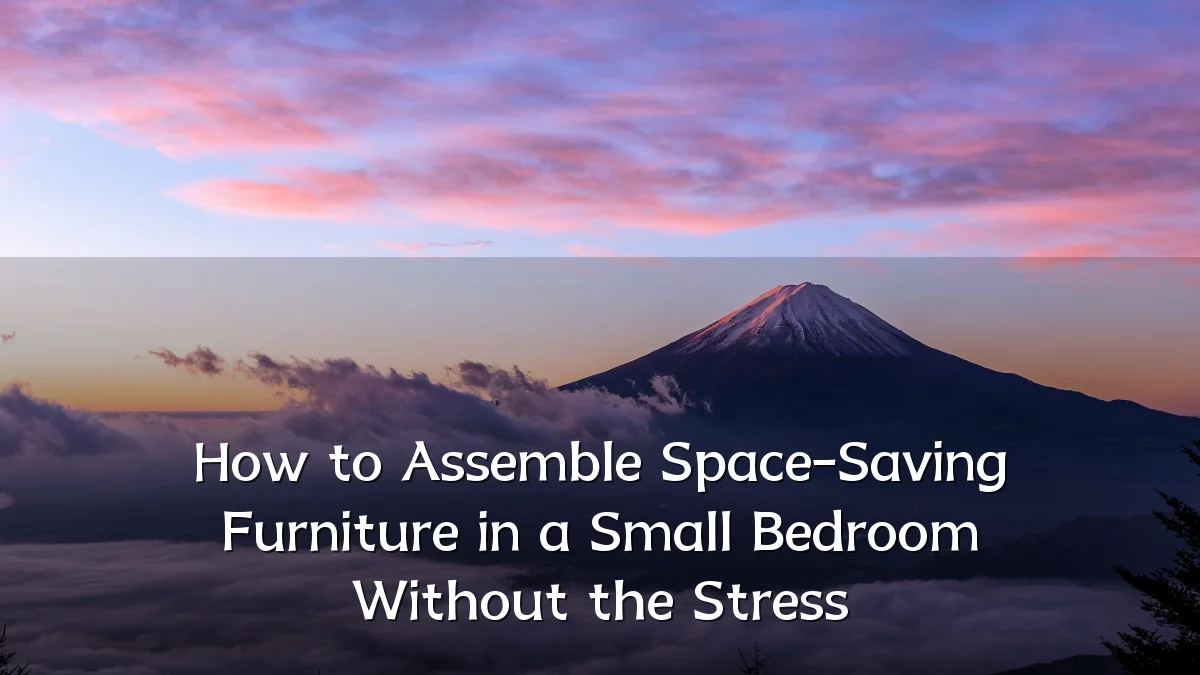 How to Assemble Space-Saving Furniture in a Small Bedroom Without the Stress